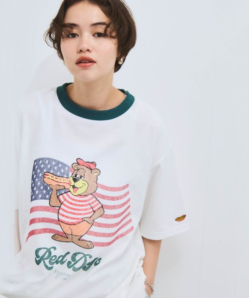 セール】Red DogsリンガーTシャツ≪洗濯機で洗える≫（Tシャツ