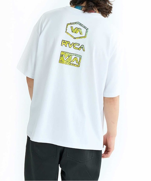 RVCA(ルーカ)の「RVCA STONE WASH SS(Tシャツ/カットソー・メンズ・ブラック/ホワイト・M/L)」の4枚目の写真