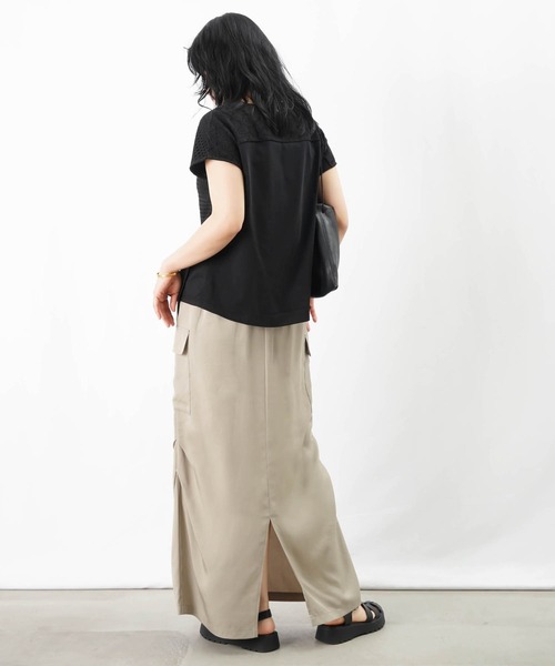 LC/LLL サイドタックワークタイトスカート