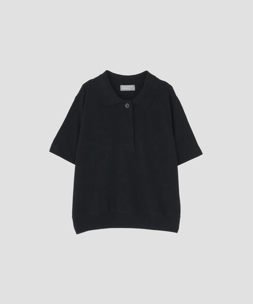 MARGARET HOWELL(マーガレットハウエル)の「SOFT COTTON PIQUE TOP(Tシャツ/カットソー・レディース・ブラック/ホワイト系その他2・2)」の7枚目の写真
