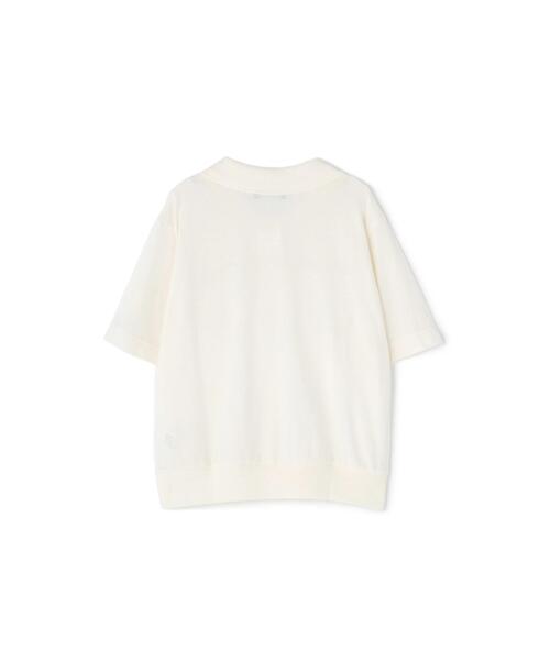 MARGARET HOWELL(マーガレットハウエル)の「SOFT COTTON PIQUE TOP(Tシャツ/カットソー・レディース・ブラック/ホワイト系その他2・2)」の12枚目の写真