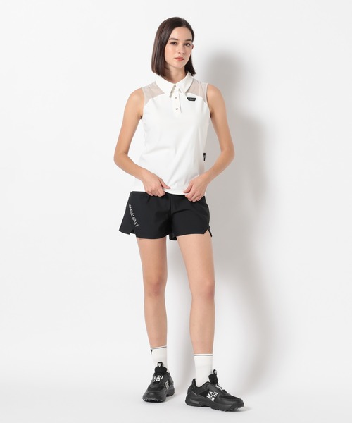 MARK & LONA(マークアンドロナ)の「CD10-NCPL | WOMEN(ポロシャツ・レディース・ホワイト/ブラック/ピンクベージュ・36/38/40)」の13枚目の写真