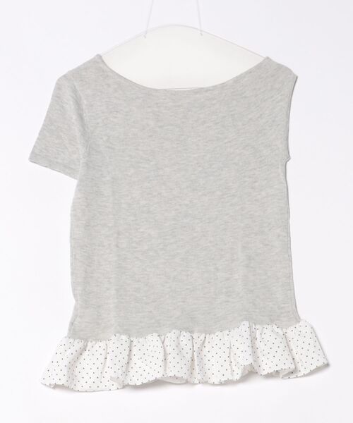 Jasmine Grandiflorum(ジャスミングランディフローラム)の「【Jasmine】ワンショルダードット柄フリルトップス (SS)(Tシャツ/カットソー・レディース・アイボリー/ブルー/グレー/ピンク・FREE)」の18枚目の写真