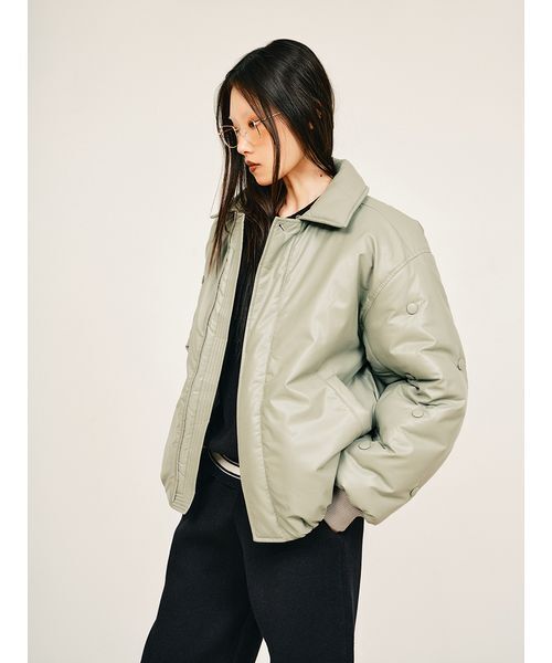 セール】ボタンデザインMA1ジャケット（ブルゾン）｜null.（ヌル）の