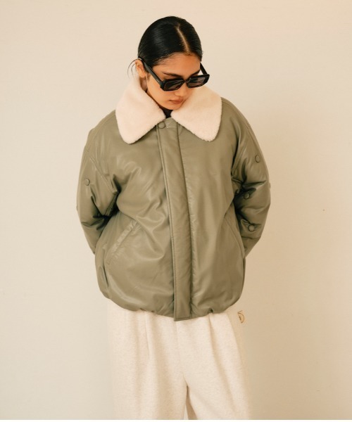 セール】ボタンデザインMA1ジャケット（ブルゾン）｜null.（ヌル）の