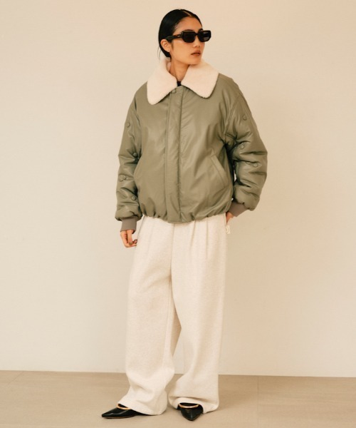 セール】ボタンデザインMA1ジャケット（ブルゾン）｜null.（ヌル）の