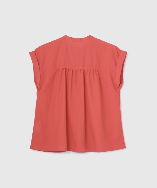 VICKY（ビッキー）の「ハシゴレースフレンチスリーブブラウス≪手洗い可能≫（シャツ/ブラウス・レディース・ホワイト/オレンジ/ブラック・M）」の21枚目の写真