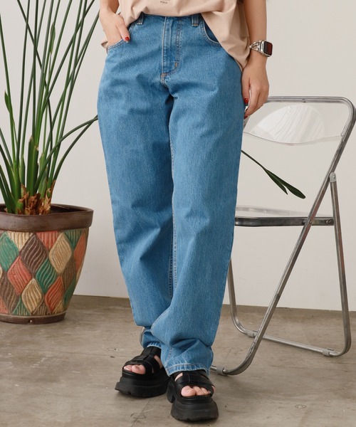 【即発送】Carhartt カーハート デニムパンツ 色落ち レディーススキニー Carhartt ジーンズ WIP/カーハートダブリューアイピー Klondike