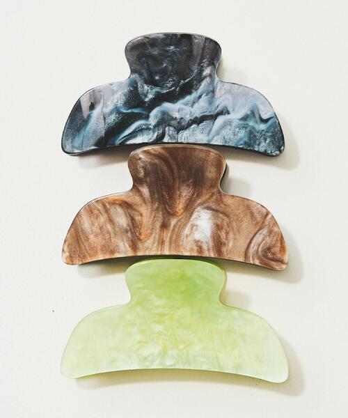 UNTITLED（アンタイトル）の「Osakaバンスクリップ（その他ヘアアクセサリー・レディース・ベージュ/グレー/ライトイエロー系・99）」の4枚目の写真