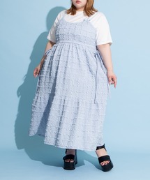 リボンポケットフクレワンピース