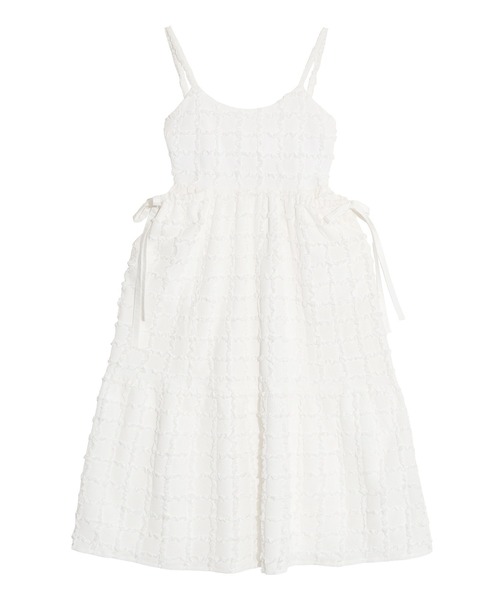 PUNYUS（プニュズ）の「リボンポケットフクレワンピース（ワンピース・レディース・サックスブルー/ホワイト/ブラック/イエロー・2/1/4/3）」の21枚目の写真