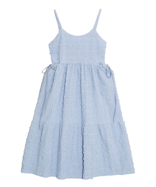 PUNYUS（プニュズ）の「リボンポケットフクレワンピース（ワンピース・レディース・サックスブルー/ホワイト/ブラック/イエロー・2/1/4/3）」の22枚目の写真