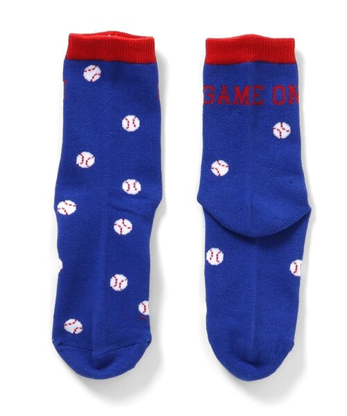 Ampersand（アンパサンド）の「スポーツ柄ソックス（ソックス/靴下・キッズ・グリーン/オレンジ/ブルー・12/15 /18/21）」の3枚目の写真