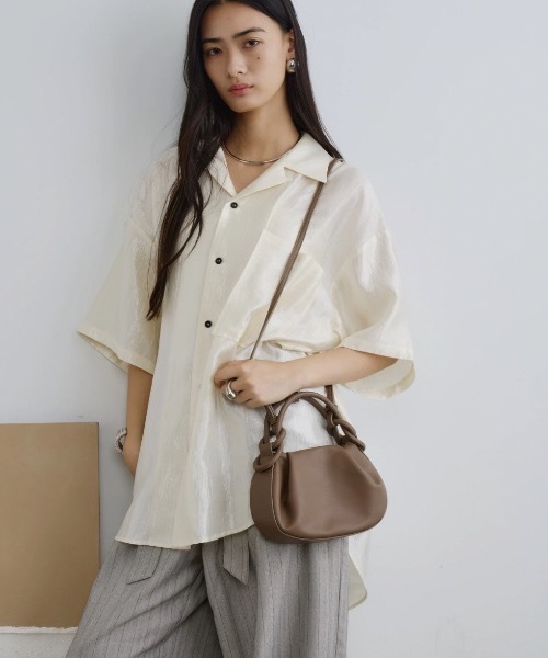 DFFUR.(ディフル)の「2wayショルダーエッグバッグ(ショルダーバッグ・レディース・ブラック/ブラウン・FREE)」の11枚目の写真