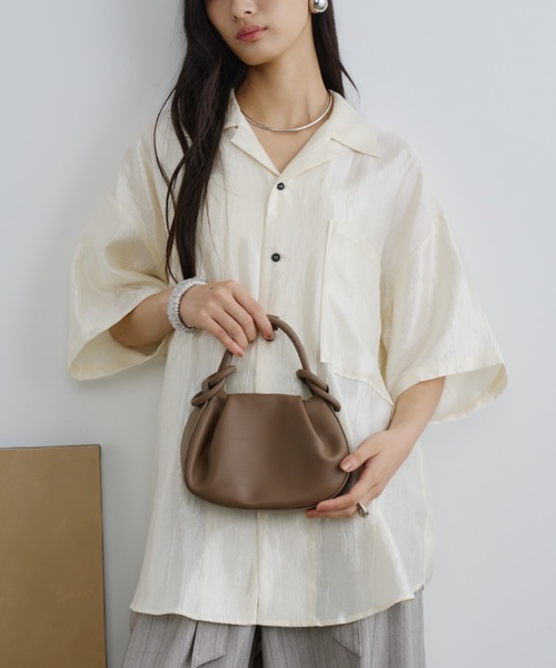 DFFUR.(ディフル)の「2wayショルダーエッグバッグ(ショルダーバッグ・レディース・ブラック/ブラウン・FREE)」の13枚目の写真