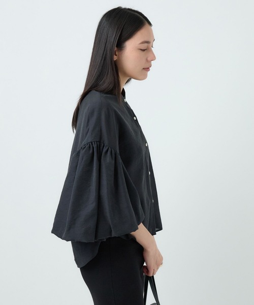 Chaos（カオス）の「Chaos(カオス)/プリムBL（シャツ/ブラウス・レディース・ライトグレー/ブラック・FREE）」の19枚目の写真