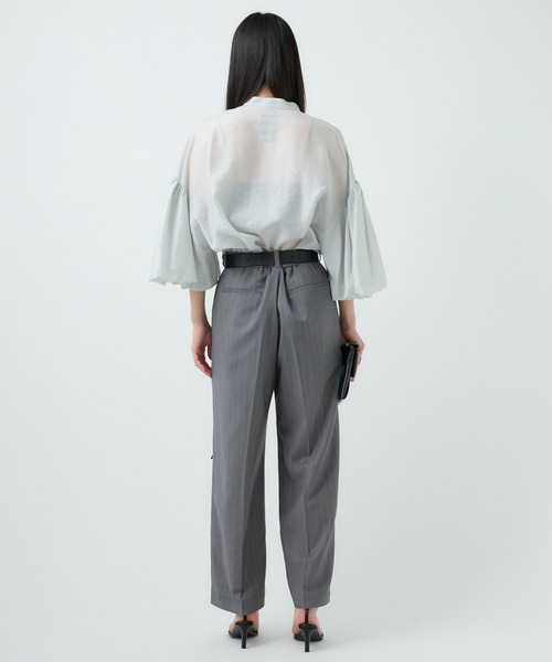 Chaos（カオス）の「Chaos(カオス)/プリムBL（シャツ/ブラウス・レディース・ライトグレー/ブラック・FREE）」の13枚目の写真