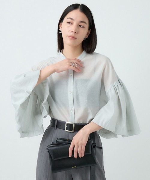 カオス chaos Confusion Silence フリフリブラウス 水色 カオス chaos Confusion Silence フリフリブラウス 水色 - メルカリ