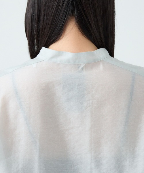 Chaos（カオス）の「Chaos(カオス)/プリムBL（シャツ/ブラウス・レディース・ライトグレー/ブラック・FREE）」の6枚目の写真