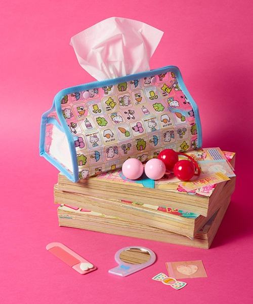 studio CLIP(スタディオクリップ)の「【ハローキティ】PVCティッシュBOX(収納グッズ・レディース・その他1・FREE)」の2枚目の写真