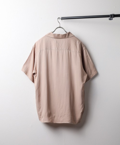 UNIVERSAL OVERALL(ユニバーサルオーバーオール)の「【UNIVERSAL OVERALL】Opencollar Work Shirt(シャツ/ブラウス・メンズ・モカ/ベージュ/ブラック・LARGE/MEDIUM)」の5枚目の写真