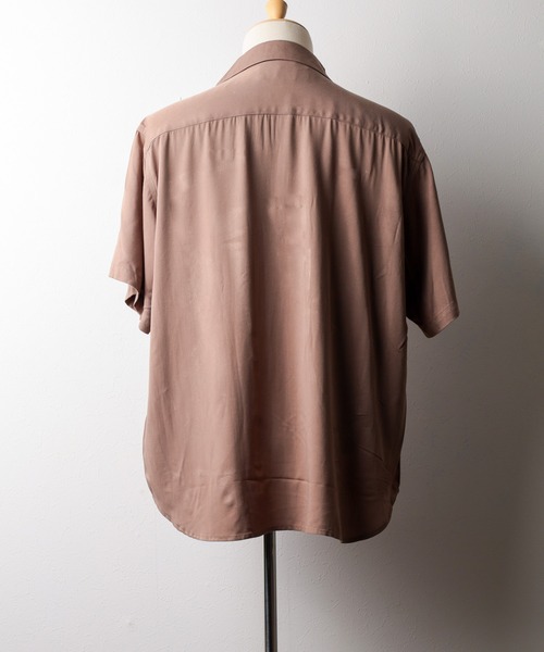 UNIVERSAL OVERALL(ユニバーサルオーバーオール)の「【UNIVERSAL OVERALL】Opencollar Work Shirt(シャツ/ブラウス・メンズ・モカ/ベージュ/ブラック・LARGE/MEDIUM)」の15枚目の写真