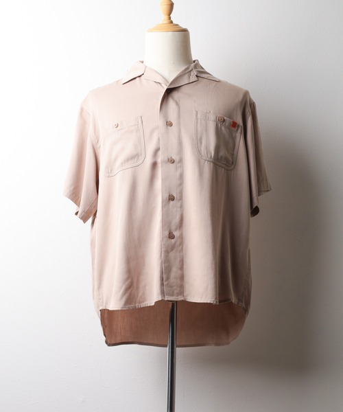 UNIVERSAL OVERALL(ユニバーサルオーバーオール)の「【UNIVERSAL OVERALL】Opencollar Work Shirt(シャツ/ブラウス・メンズ・モカ/ベージュ/ブラック・LARGE/MEDIUM)」の16枚目の写真