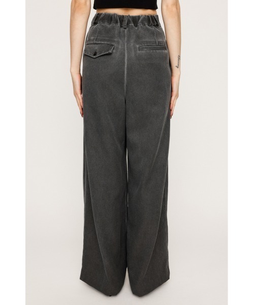 SLY（スライ）の「ASYMMETRY WAIST STRAIGHT PT アシンメトリー ウエスト ストレートパンツ（スラックス・レディース・ブラック/グレー・1/2）」の9枚目の写真