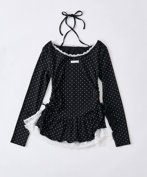 裾レースドロストトップス（Tシャツ/カットソー）｜OLIVE des OLIVE