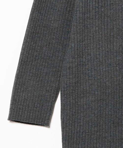 Ray BEAMS（レイビームス）の「リブ ニット ポロ ワンピース（ワンピース・レディース・ブラック/グレー/ダークブラウン・ONE SIZE）」の21枚目の写真