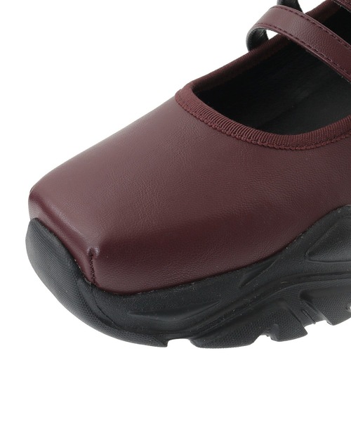 ORiental TRaffic（オリエンタルトラフィック）の「ORiental TRaffic メリージェーンスニーカー（スニーカー・レディース・アイボリー/ブラック/ボルドー・35/36/37/38/39）」の15枚目の写真