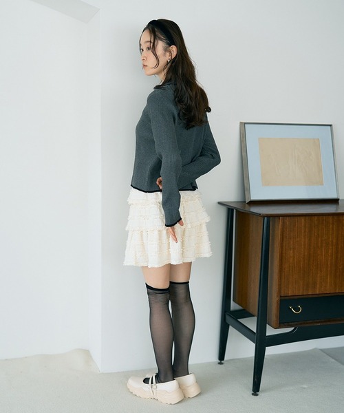 ORiental TRaffic（オリエンタルトラフィック）の「ORiental TRaffic メリージェーンスニーカー（スニーカー・レディース・アイボリー/ブラック/ボルドー・35/36/37/38/39）」の8枚目の写真