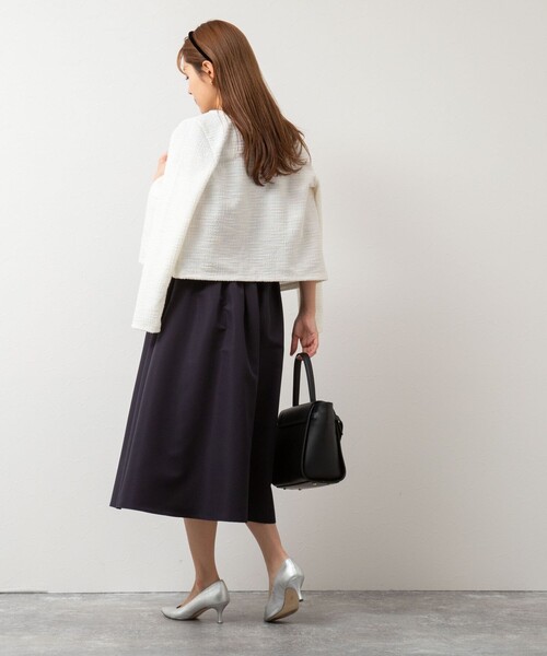 【美品】NOLLEYS ノーカラー　春 美品】ノーリーズ(NOLLEY'S)ノーカラージャケット - メルカリ
