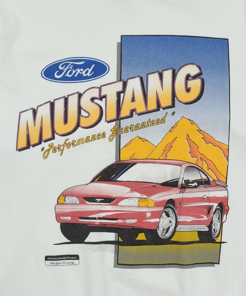 TULTEX(タルテックス)の「【USED】TULTEX “Ford MUSTANG” レーシング Tシャツ USA製(Tシャツ/カットソー・メンズ・ホワイト・X-LARGE)」の2枚目の写真