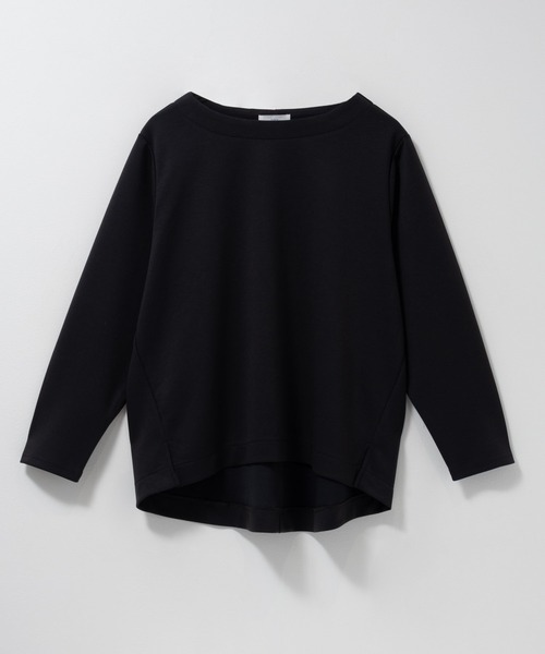 セール】nAvy ダンボールニット 裾ラウンドプルオーバー【毛玉になり