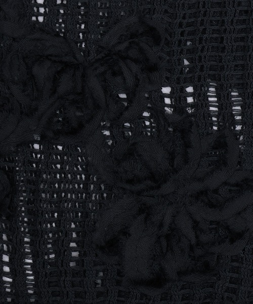 チチカカ（チチカカ）の「フラワーメッシュレースベスト（ベスト・レディース・ホワイト/ブラック・FREE）」の14枚目の写真