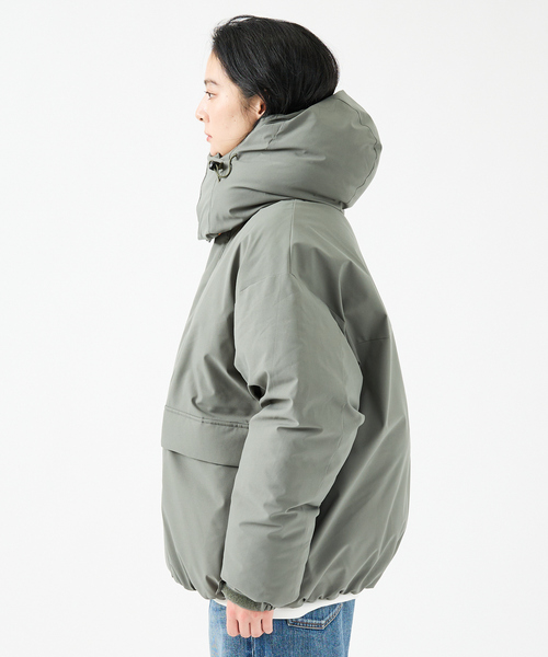 FORTUNA HOMME（フォルトゥナオム）の「【FORTUNA/フォルトゥナ】ダウンパーカー/MA-1配色/高機能/エコダウン/フード取り外し可能/ユニセックス【WEB限定】（ダウンジャケット/コート・メンズ・グリーン/ブラック・M/L）」の3枚目の写真