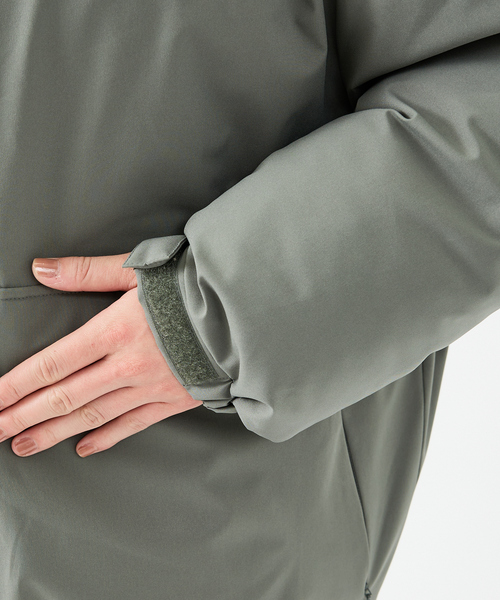 FORTUNA HOMME（フォルトゥナオム）の「【FORTUNA/フォルトゥナ】ダウンパーカー/MA-1配色/高機能/エコダウン/フード取り外し可能/ユニセックス【WEB限定】（ダウンジャケット/コート・メンズ・グリーン/ブラック・M/L）」の21枚目の写真