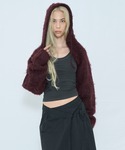 VIAVANDA（ヴィアヴァンダ）の「2WAY HOODED MUFFLER KNIT（ニット