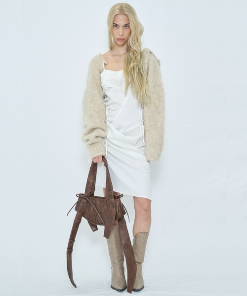 2WAY HOODED MUFFLER KNIT（ニット/セーター）｜VIAVANDA（ヴィア