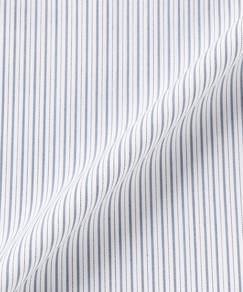 TOKYO SHIRTS（トウキョウシャツ）の「形態安定ノーアイロン ワイド 長袖ビジネスワイシャツ（ビジネスシャツ・レディース・ブルー・XS/S/M/L/LL/XL）」の5枚目の写真