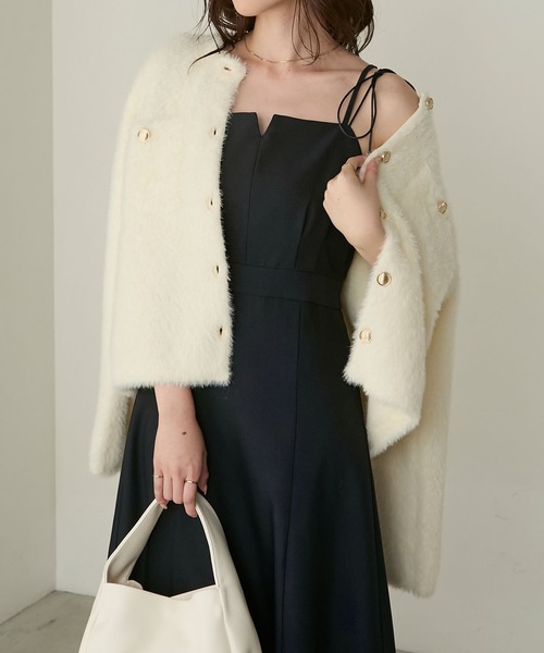 Cherir Mignon】- Silhouette Couture - 2wayリボンキャミワンピース