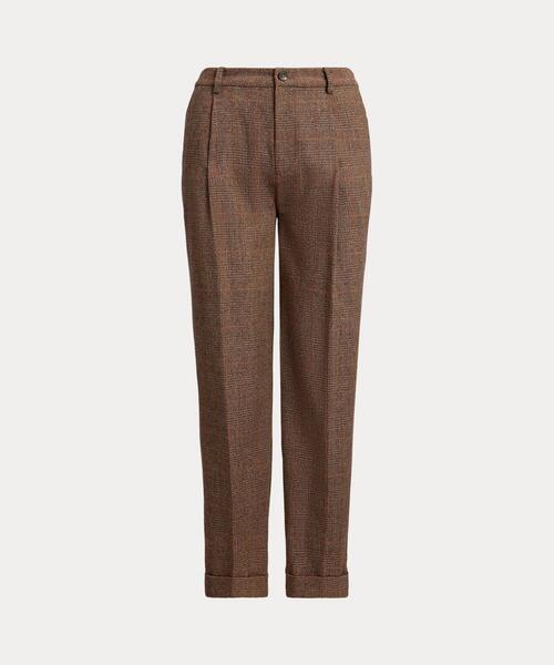 LAUREN RALPH LAUREN（ローレン ラルフ ローレン）の「グレン チェック プリーテッド クロップド パンツ（その他パンツ・レディース・マルチ・0/2/00/6/4）」の6枚目の写真