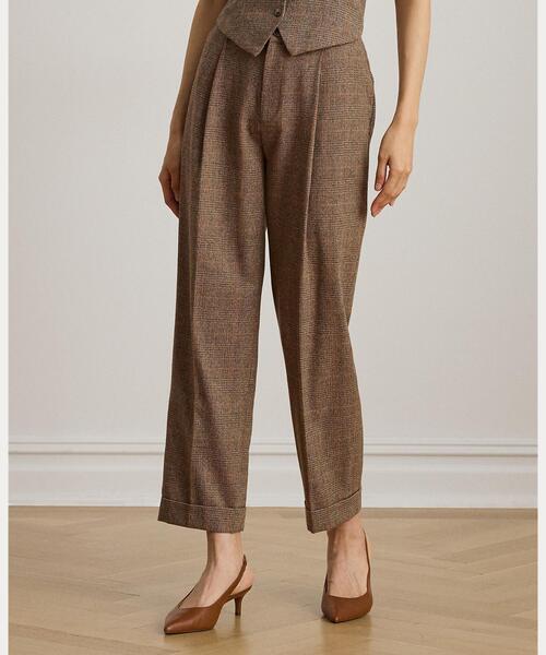 LAUREN RALPH LAUREN（ローレン ラルフ ローレン）の「グレン チェック プリーテッド クロップド パンツ（その他パンツ・レディース・マルチ・0/2/00/6/4）」の7枚目の写真