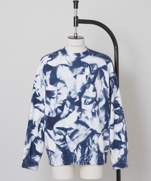 SHINYAKOZUKA（シンヤコヅカ）の「OVERDYED CREW NECK（スウェット・メンズ・ブラウン系/ネイビー×ホワイト/ブルー系その他・X-LARGE/LARGE/MEDIUM/SMALL/X-SMALL）」の3枚目の写真