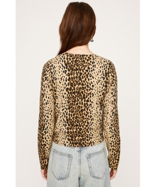 COMPACT LEOPARD カーディガン SLY | 【岩瀬洋志さん着用アイテム】COMPACT LEOPARD