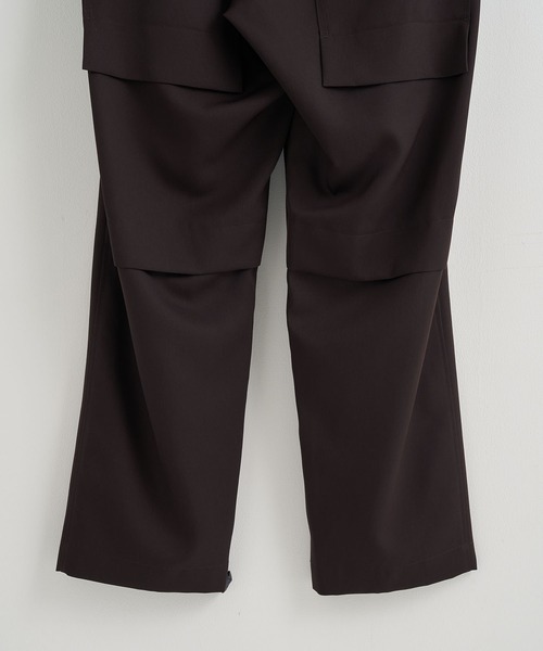 UJOH(ウジョー)の「【UJOH HOMME / ウジョーオム】Pocket Work PNT(スラックス・メンズ・ブラック/ブラウン・4/5)」の3枚目の写真