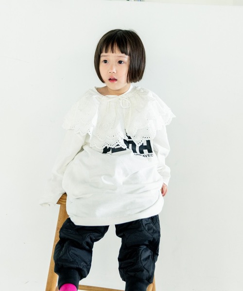 LOWRYS FARM（ローリーズファーム）の「レースエリ　588386（付け襟・キッズ・ブラック/オフホワイト・FREE）」の5枚目の写真