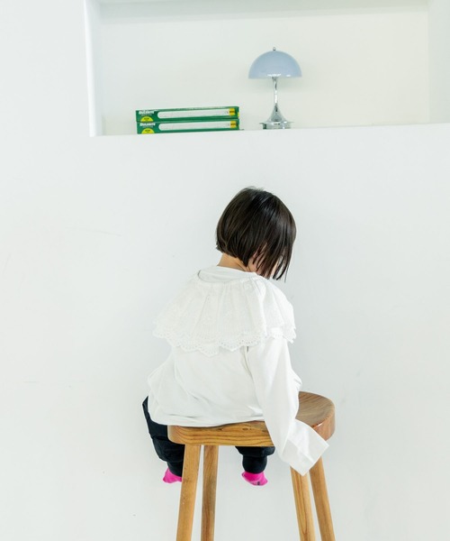 LOWRYS FARM（ローリーズファーム）の「レースエリ　588386（付け襟・キッズ・ブラック/オフホワイト・FREE）」の6枚目の写真