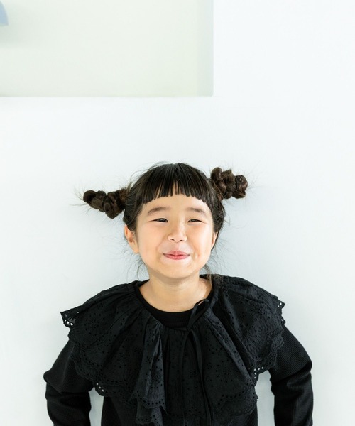 LOWRYS FARM（ローリーズファーム）の「レースエリ　588386（付け襟・キッズ・ブラック/オフホワイト・FREE）」の10枚目の写真